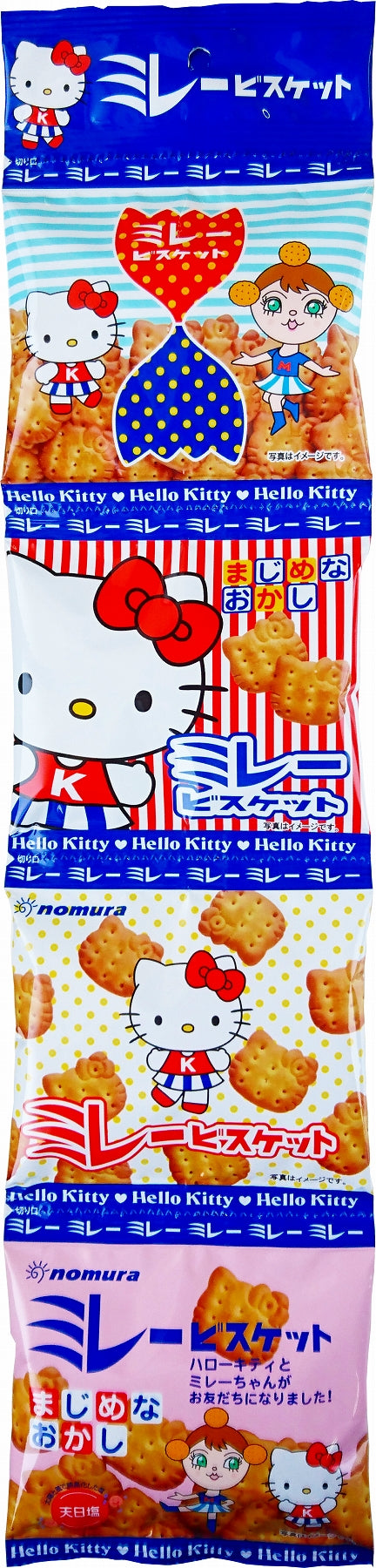 4975658016177 B01 Hello Kitty Millet Biscuits, 30g x 4 packs*10*1 case