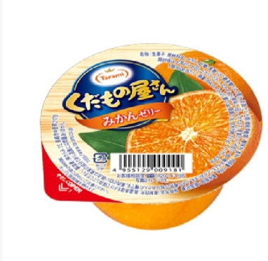 311/5 4955129020063 d4 Tarami Fruit Shop Mandarin Orange Jelly 160g