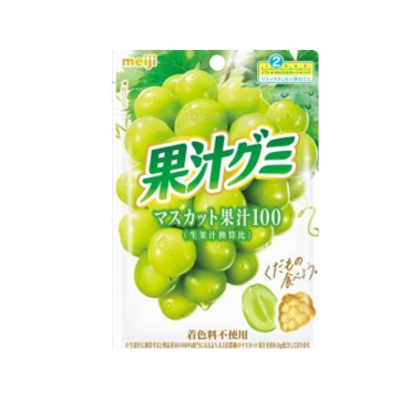 110/1 4902777140070 c07 Meiji Muscat Gummy Juice 54g