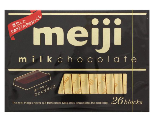 125/1 4902777026107 4H3 Meiji Milk Chocolate Box