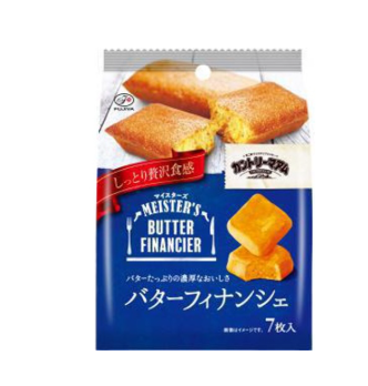 28/2 4902555272634 2p3 Fujiya Country Ma'am Butter Financier (7 pieces)
