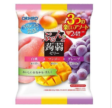 145/3 4571157252230 d01 ORIHIRO - konjac jellys White Peach + Mango + Grape(20g