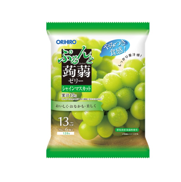 148/3 4571157250526 4H2 Purunto Konjac Jelly Pouch Shine Muscat 6 pieces