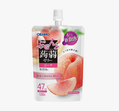150/2 4571157254296 c03 ORIHIRO KONJAC JELLY PEACH 6/8/4.58 OZ