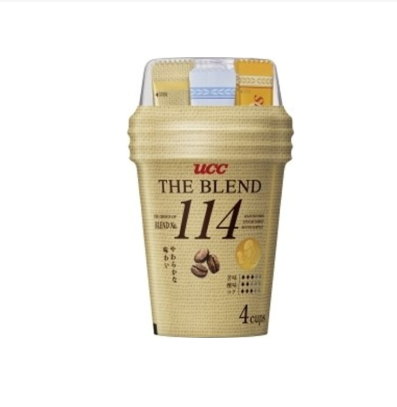 8/30 4901201157523 b11 UCC Cup Coffee 114 The Blend (4-Pack)