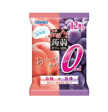 258/30 4571157258249 d3-B7 Orihiro Purunto Konjac Jelly Calorie Zero: White Peach & Kyoho Grape