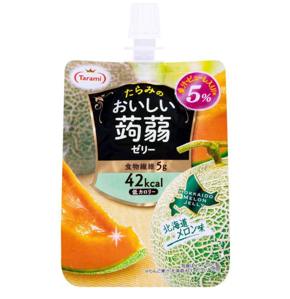 4955129028205 c06 c3 Delicious Konjac Jelly Hokkaido Melon Flavor 150g
