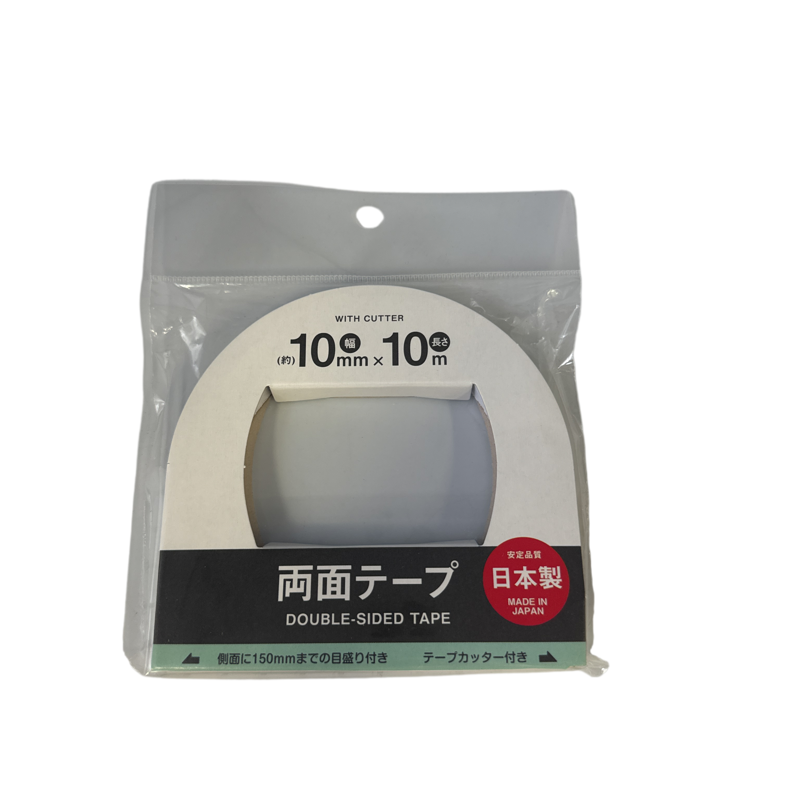 Double-sided tape with cutter 10MM x 10M