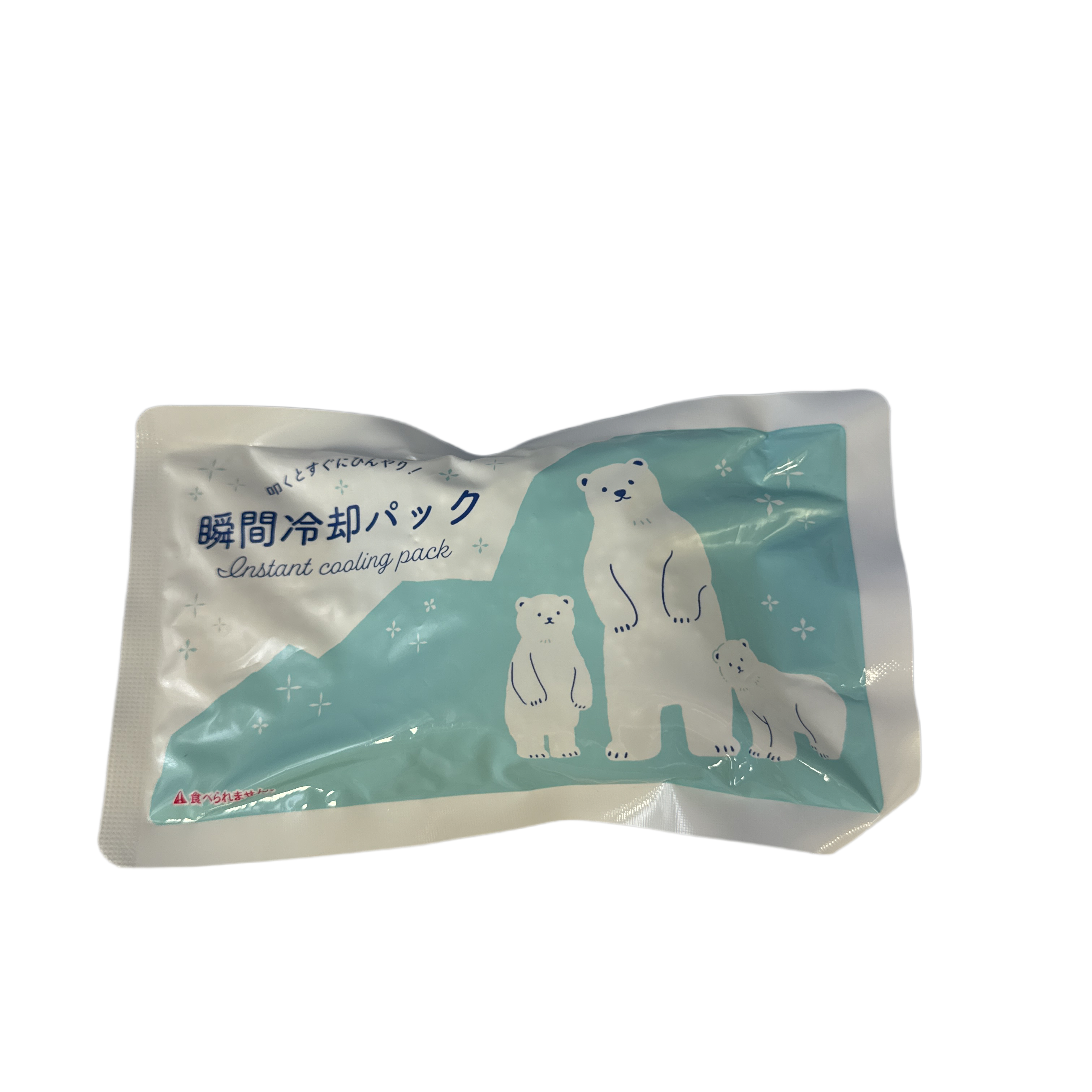 ▲It's cooling when hitting it Instant cooling pack 150G