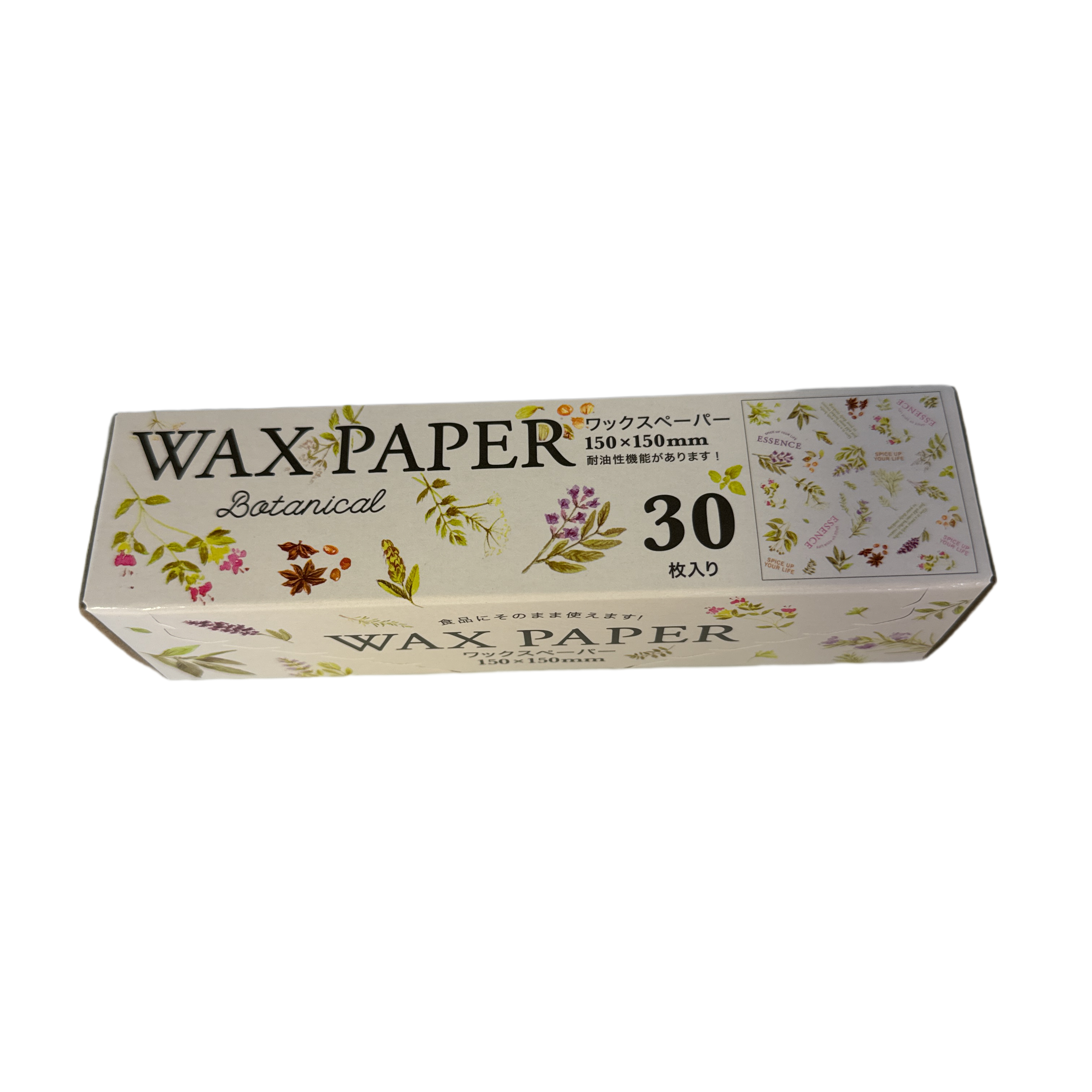 Waxed paper S30P botanical cafe