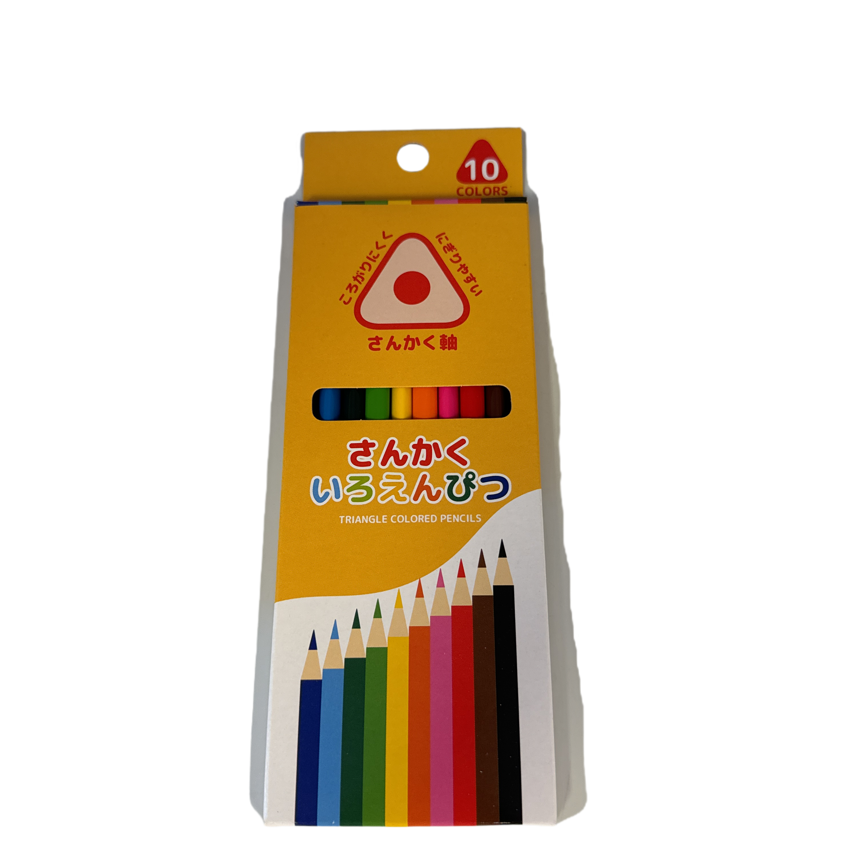 Triangular colored pencil 10 colors
