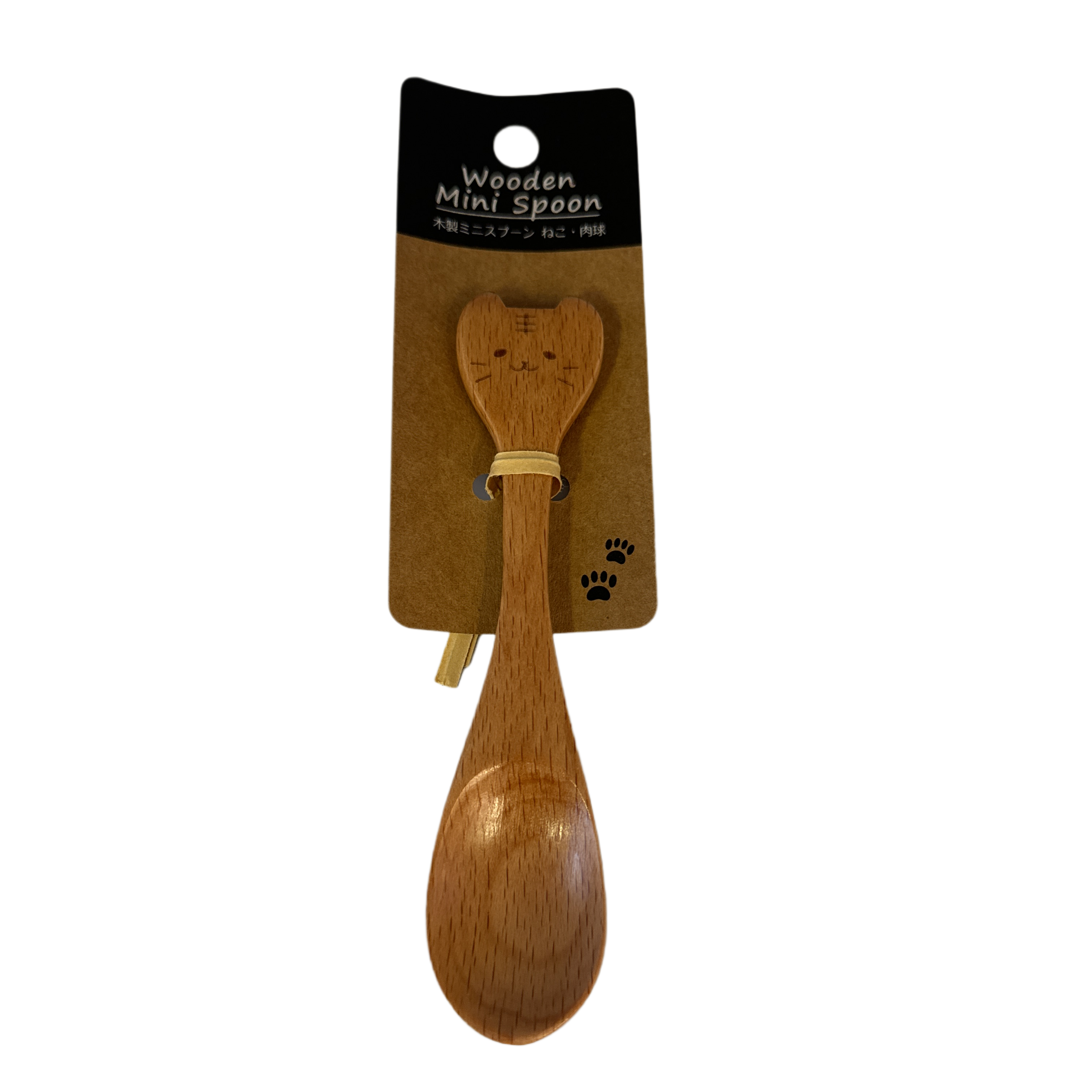 Wooden mini spoon cat・paw pad