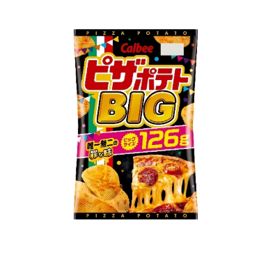 216/6 4901330582043 a1 Calbee Pizza Potato BIG 126g