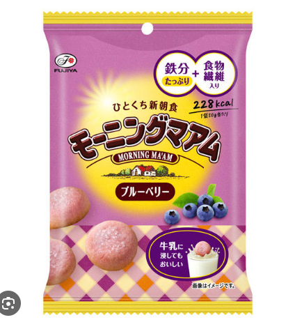 22/1 4902555278742 3H2  Fujiya Morning Ma’am Blueberry 50g