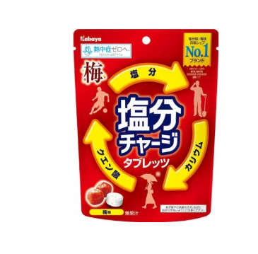 224/2 4901550151982 4g3 Kabaya Salt Charge Tablets (Plum Flavor) 81g