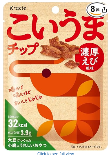 200/1 4901551372416 3h2 Kratie Konama Chips, Thick Shrimp Flavor, 0.3 oz (9.5 g)