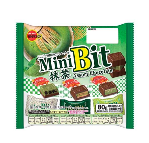 123/3 4901360367238 2L3 Bourbon  Mini Bit Matcha Variety Assortment (80g)