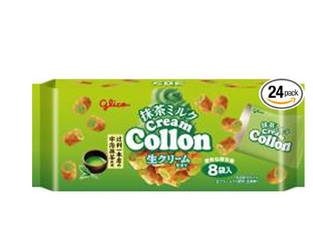64/3 4901005533011 3k1 Glico Matcha Milk Cologne, 8 Bags