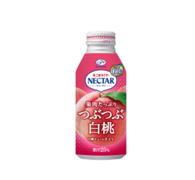 20/10 4902555217475 B6 Fujiya Nectar White Peach with Pulp (Can B, 380g) 24pcs  in 1 case