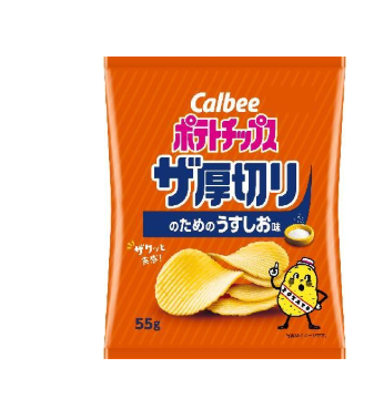 220/6 4901330594145 b1 Calbee Potato C-The-Thick-Cut Lightly Salted (55g)