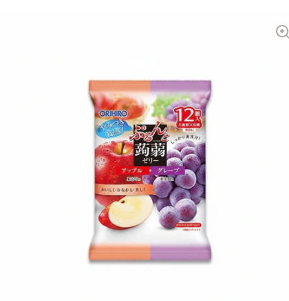 255/30 4571157255408 d3-F ORIHIRO Purunto Konjac Jelly (Apple & Grape)