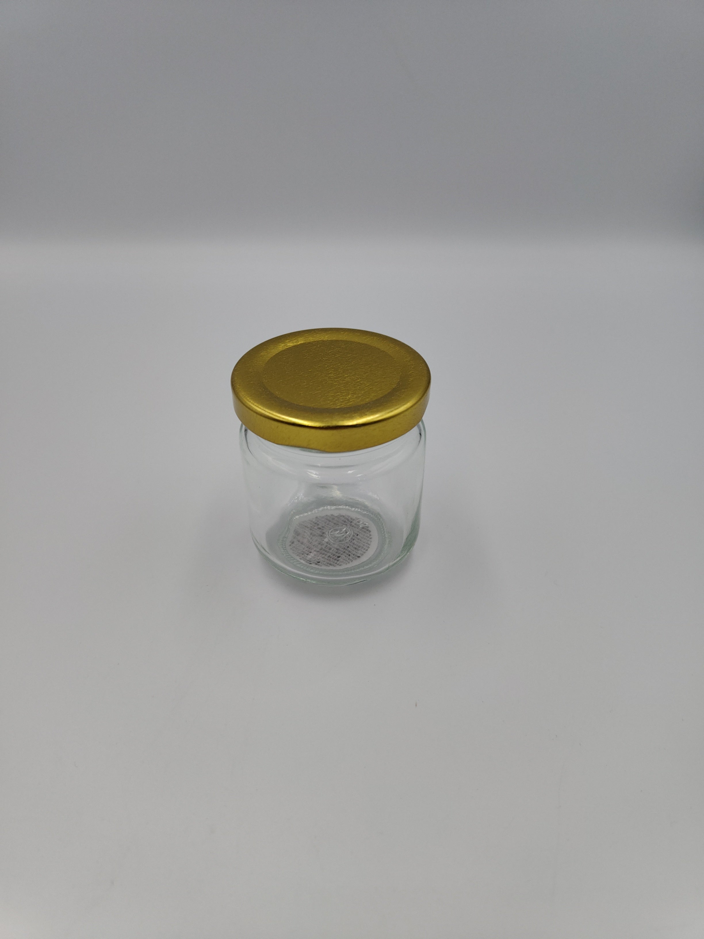 Round glass canister mini